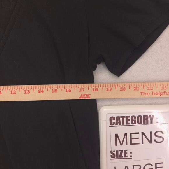 Guess Casual Graphic Short Sleeve Crew Neck T Shirt Mens Size Large L Black - Picture 7 of 9